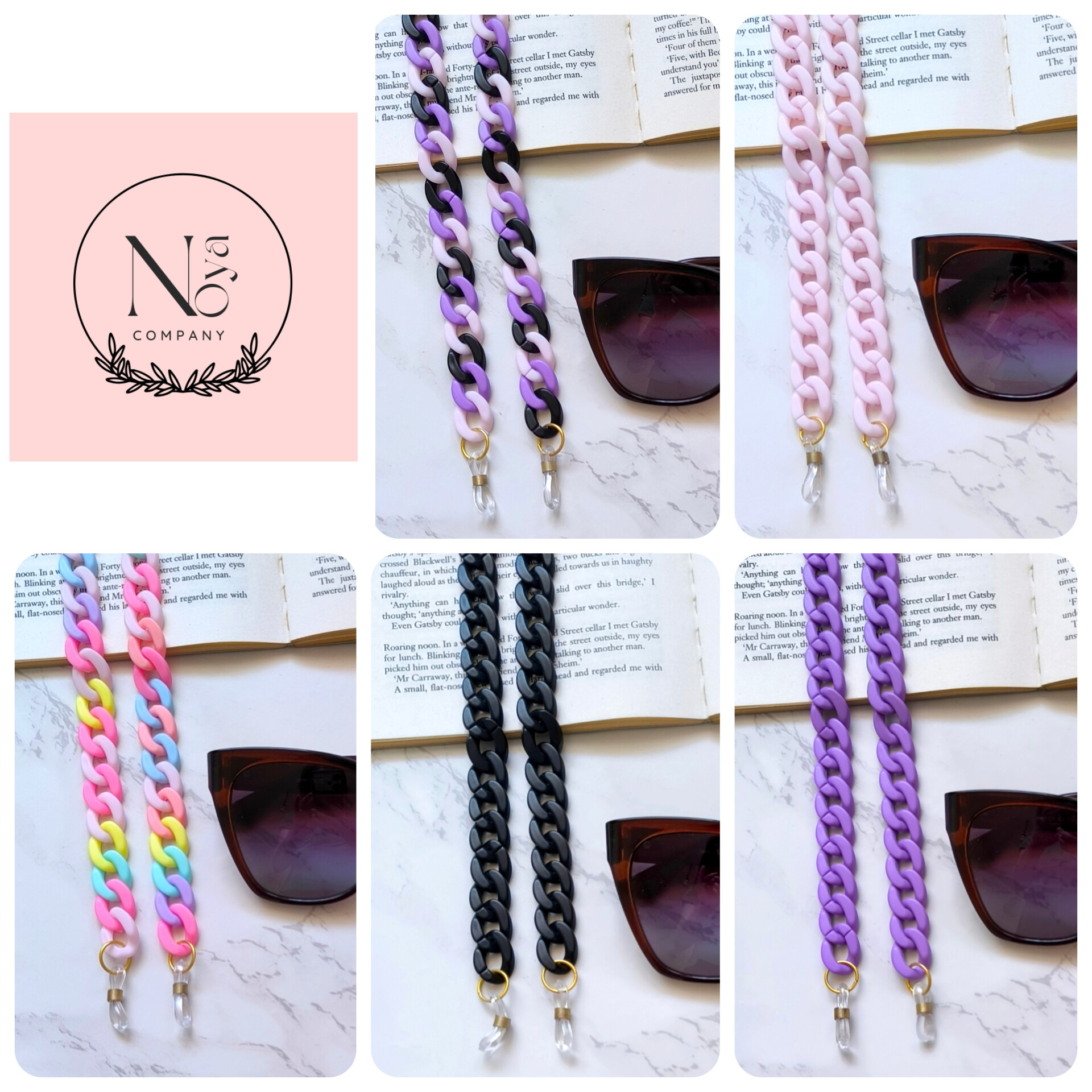 فروش عمده بند عینک شیک و فانتزی و خاص زنانه و دخترانه ارزان