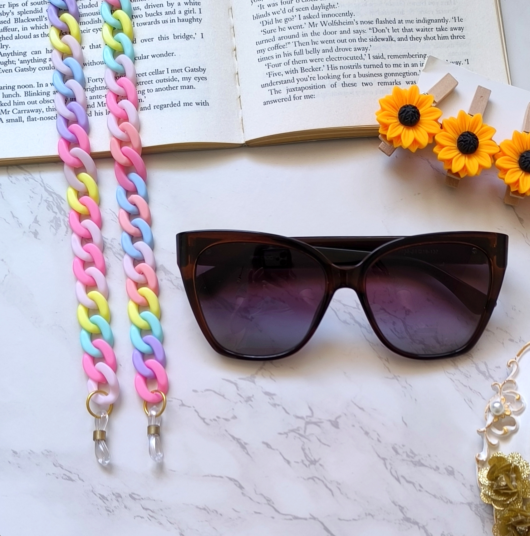 فروش عمده بند عینک شیک و فانتزی و خاص زنانه و دخترانه ارزان