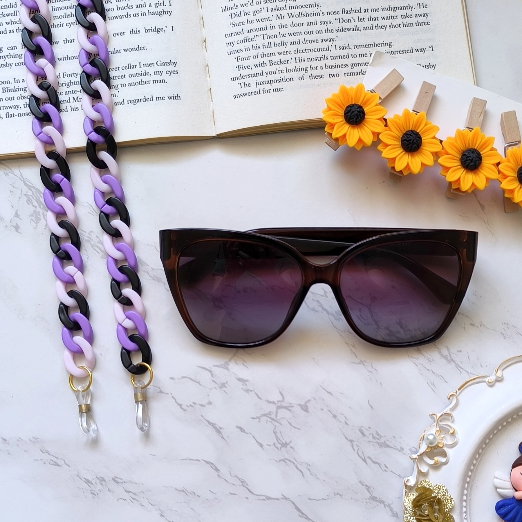 فروش عمده بند عینک شیک و فانتزی و خاص زنانه و دخترانه ارزان