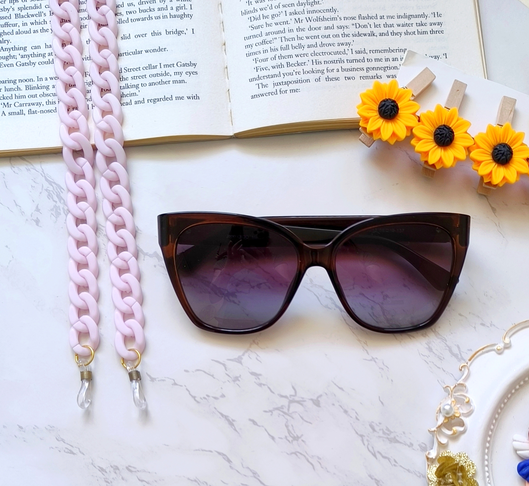 فروش عمده بند عینک شیک و فانتزی و خاص زنانه و دخترانه ارزان