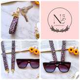 ست فانتزی بند عینک و جاسوییچی و جاکلیدی زنانه و دخترانه مناسب هدیه دادن