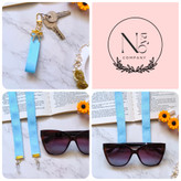 ست فانتزی بند عینک و جاسوییچی و جاکلیدی زنانه و دخترانه مناسب هدیه دادن.