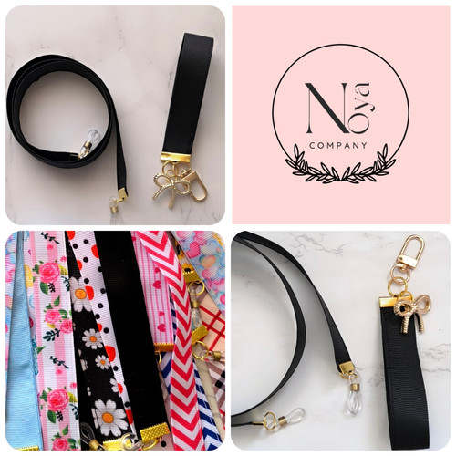 ست فانتزی بند عینک و جاسوییچی و جاکلیدی زنانه و دخترانه مناسب هدیه دادن.