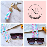 ست فانتزی بند عینک و جاسوییچی و جاکلیدی زنانه و دخترانه مناسب هدیه دادن.