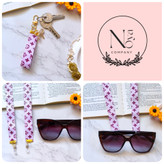 ست فانتزی بند عینک و جاسوییچی و جاکلیدی زنانه و دخترانه مناسب هدیه دادن.