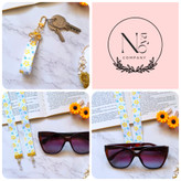 ست فانتزی بند عینک و جاسوییچی و جاکلیدی زنانه و دخترانه مناسب هدیه دادن.