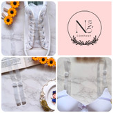 ست فانتزی بند کفش و بند سوتین زنانه و دخترانه مناسب هدیه دادن .