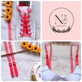 ست فانتزی بند کفش و بند سوتین زنانه و دخترانه مناسب هدیه دادن