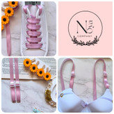 ست فانتزی بند کفش و بند سوتین زنانه و دخترانه مناسب هدیه دادن...