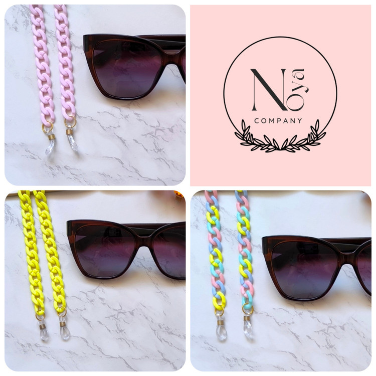 بند عینک شیک و فانتزی و خاص زنانه و دخترانه مناسب هدیه دادن.......