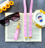 ست فانتزی بند عینک و جاسوییچی و جاکلیدی زنانه و دخترانه مناسب هدیه دادن