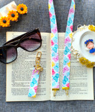 ست فانتزی بند عینک و جاسوییچی و جاکلیدی زنانه و دخترانه مناسب هدیه دادن..