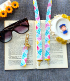 ست فانتزی بند عینک و جاسوییچی و جاکلیدی زنانه و دخترانه مناسب هدیه دادن .