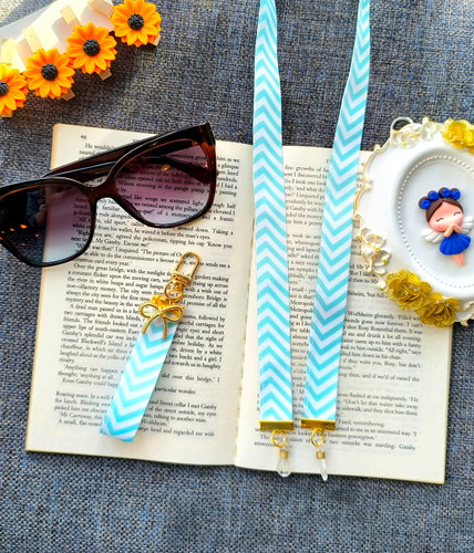 ست فانتزی بند عینک و جاسوییچی و جاکلیدی زنانه و دخترانه مناسب هدیه دادن