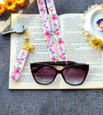 ست فانتزی بند عینک و جاسوییچی و جاکلیدی زنانه و دخترانه مناسب هدیه دادن .