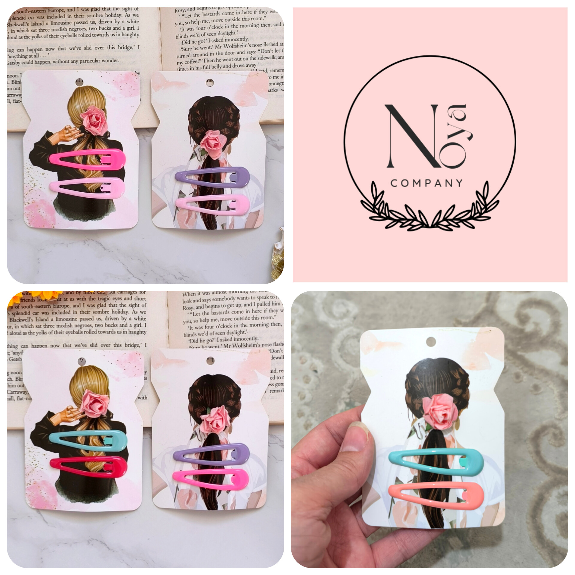 سنجاق سر تق تقی فانتزی و جذاب زنانه و دخترانه مناسب هدیه دادن