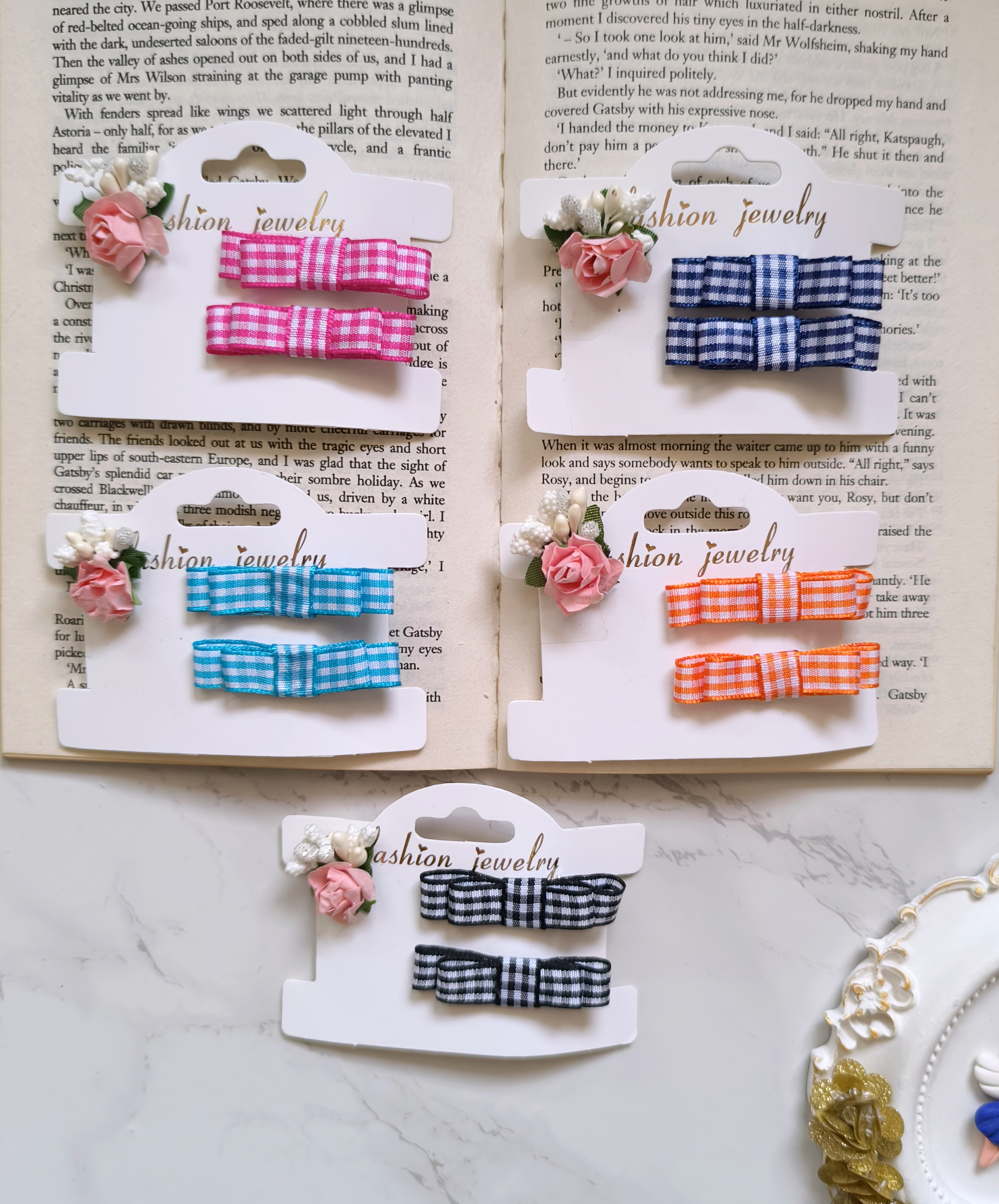 سنجاق سر انبری فانتزی و جذاب زنانه و دخترانه مناسب هدیه دادن ..