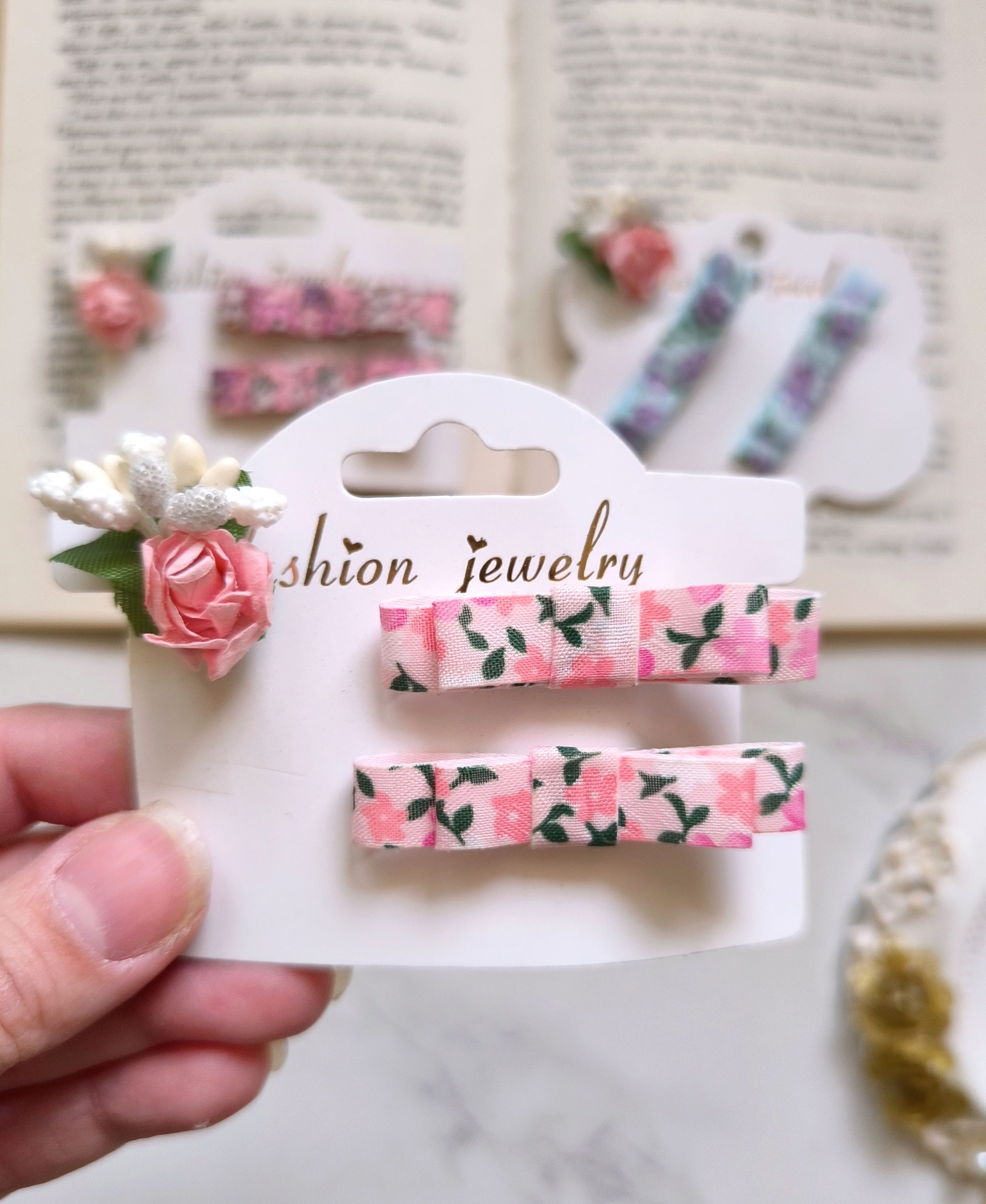 سنجاق سر انبری فانتزی و جذاب زنانه و دخترانه مناسب هدیه دادن....