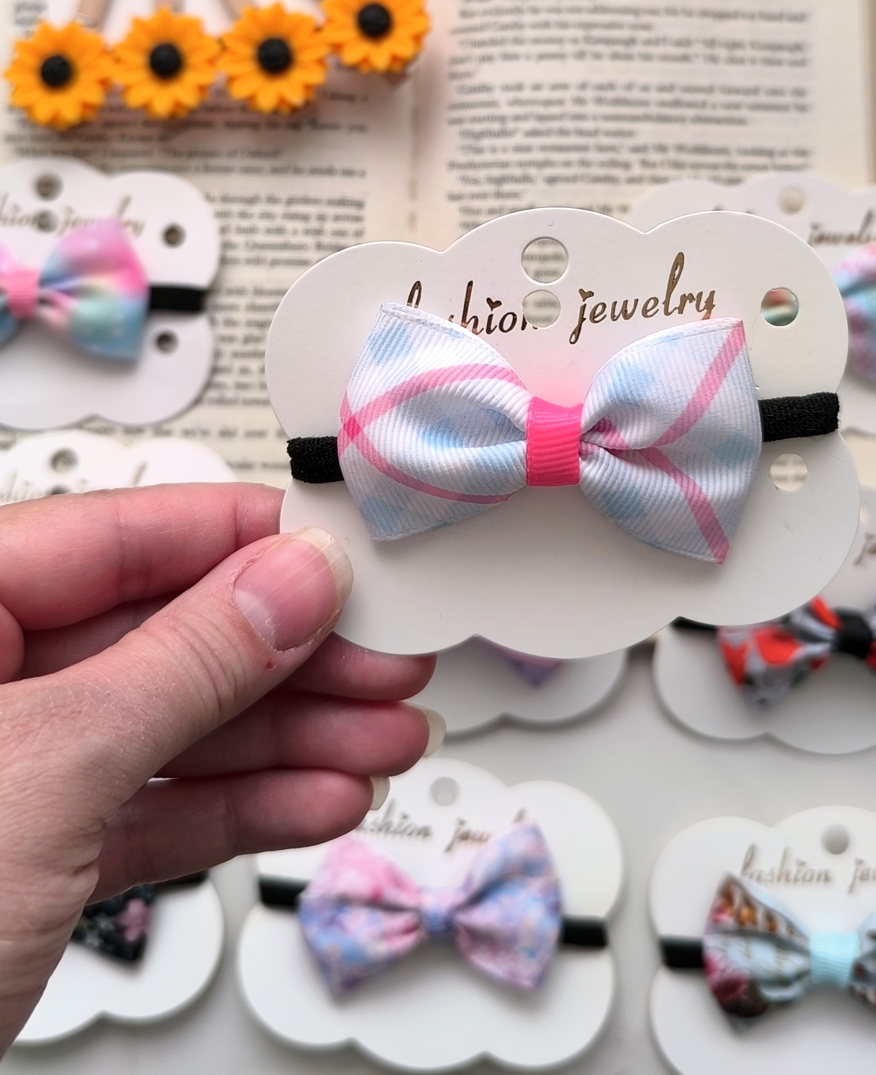 کش مو فانتزی و جذاب زنانه و دخترانه مناسب هدیه دادن....