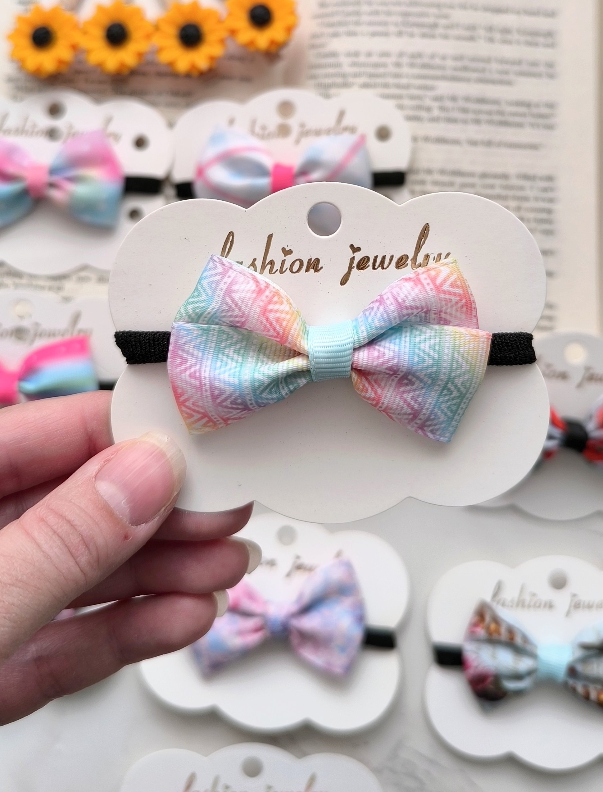 کش مو فانتزی و جذاب زنانه و دخترانه مناسب هدیه دادن.