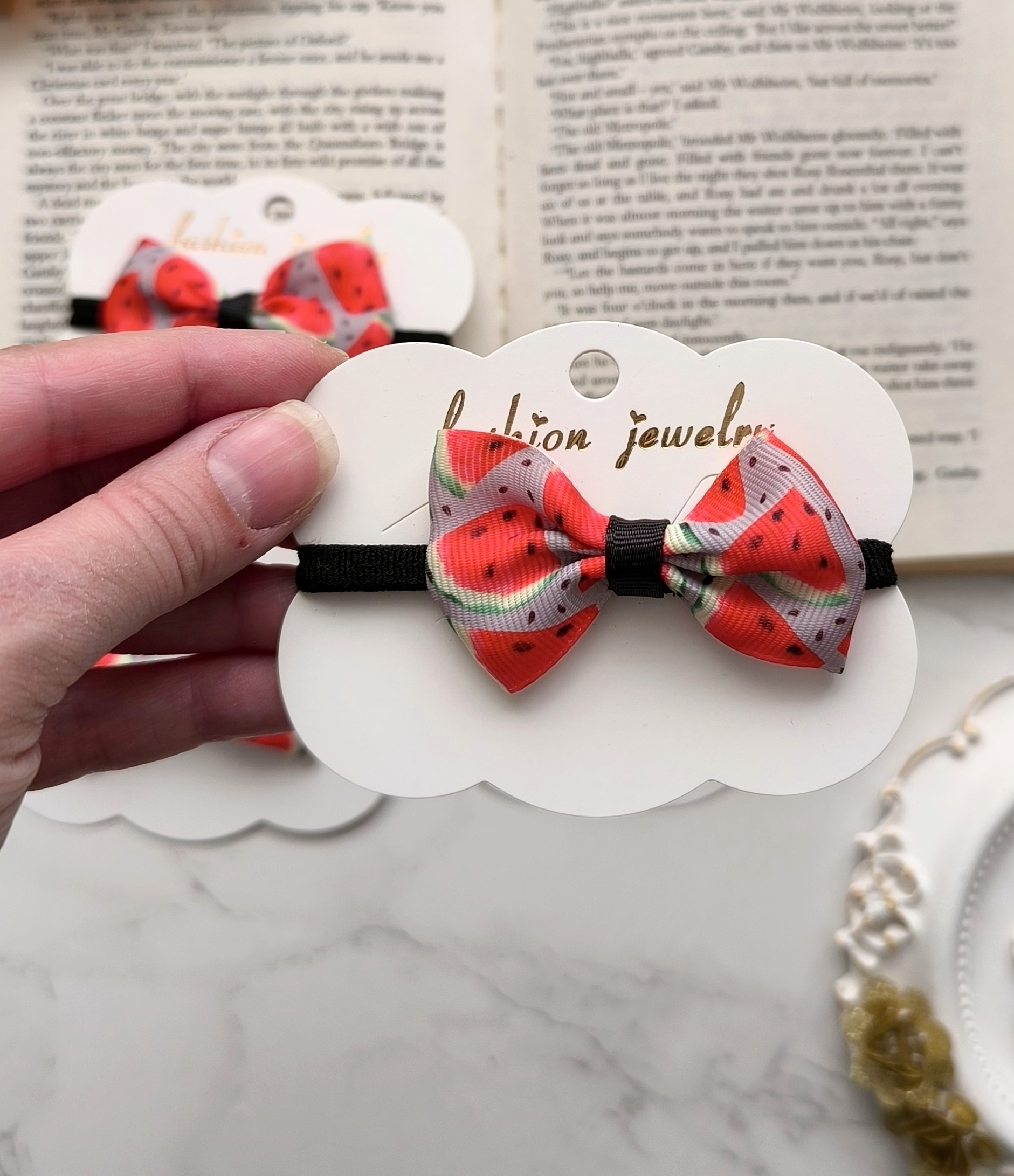 کش مو فانتزی و جذاب زنانه و دخترانه مناسب هدیه دادن..