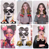 گوشواره فانتزی و جذاب زنانه و دخترانه مناسب هدیه دادن