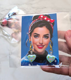 گوشواره فانتزی و جذاب زنانه و دخترانه مناسب هدیه دادن