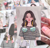 گوشواره فانتزی و جذاب زنانه و دخترانه مناسب هدیه دادن .