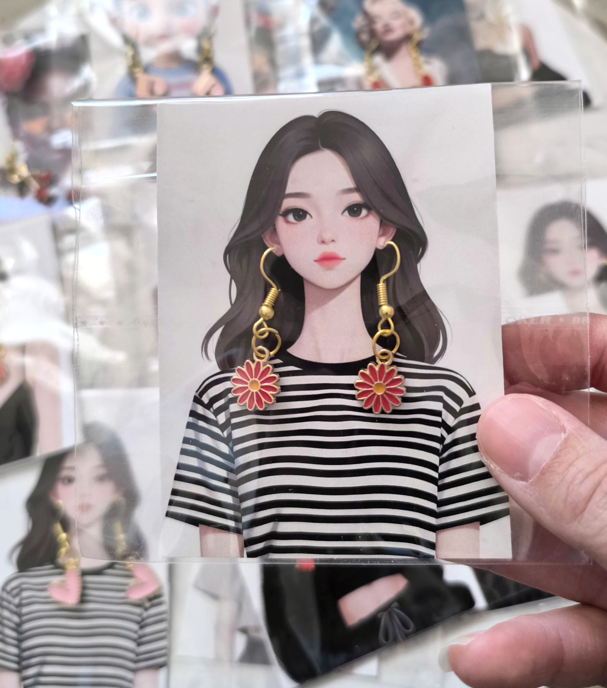 گوشواره فانتزی و جذاب زنانه و دخترانه مناسب هدیه دادن ...