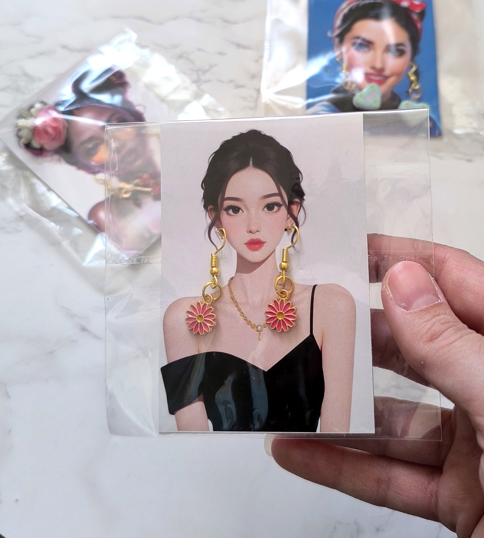 گوشواره فانتزی  و جذاب زنانه و دخترانه مناسب هدیه دادن