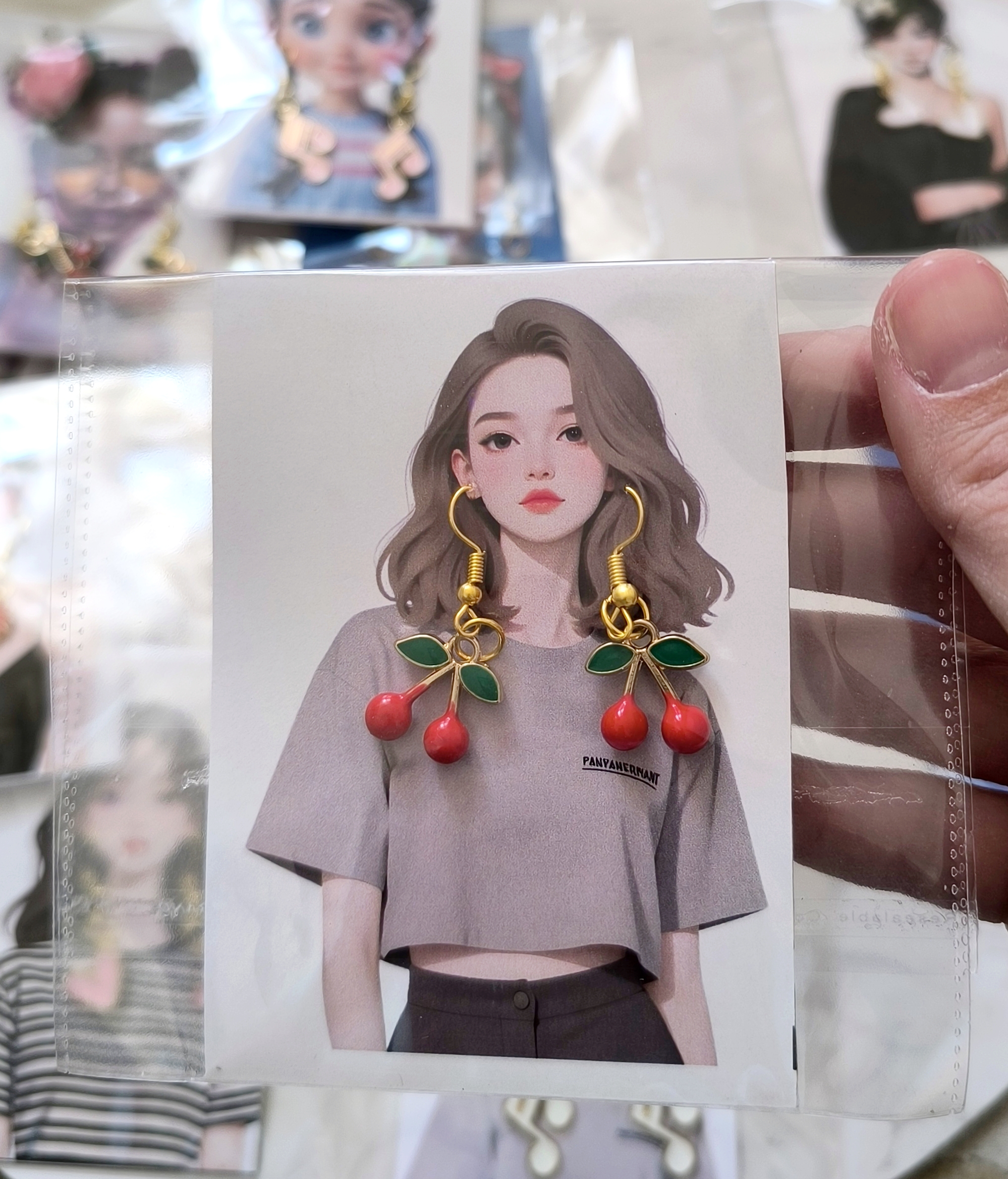 گوشواره فانتزی و جذاب زنانه و دخترانه مناسب هدیه دادن . . .